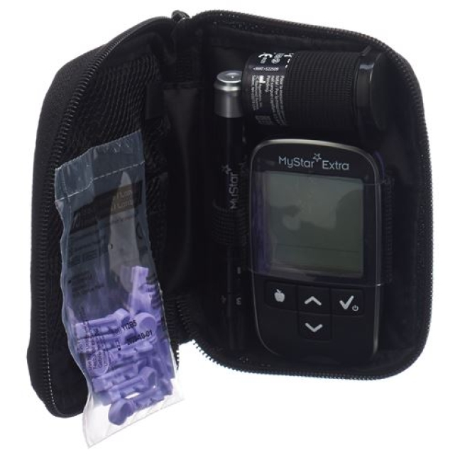 Mystar Extra Kit Blutzuckermesssystem Mystar Extra Kit Blutzuckermesssystem