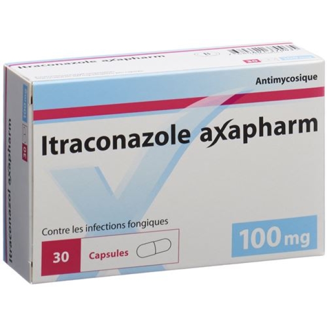 Itraconazol Axapharm 100 mg 30 Kaps Itraconazol Axapharm 100 mg 30 Kaps