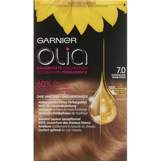 Olia Haarfarbe 7.0 Dunkelblond Olia Haarfarbe 7.0 Dunkelblond