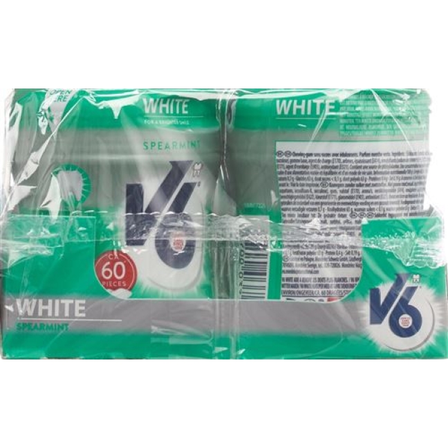 V6 KAUGUMMI WHITE SPEARMINT V6 KAUGUMMI WHITE SPEARMINT