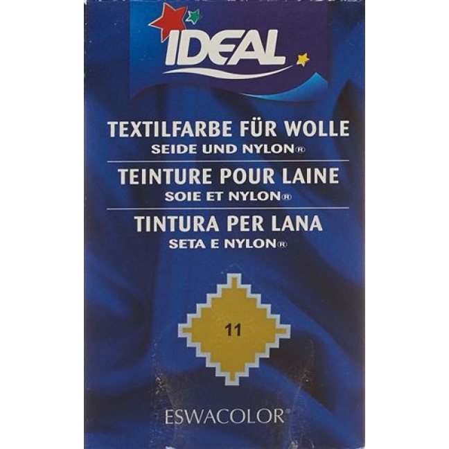 Ideal Wolle Color No11 Goldgelb 30г Ideal Wolle Color No11 Goldgelb 30г
