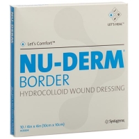 Let’s Comfort Nu-Derm Border Hydrokolloidverband 10x10см 10 штук Let’s Comfort Nu-Derm Border Hydrokolloidverband 10x10см 10 штук