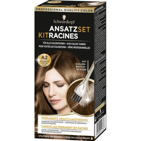 Schwarzkopf Ansatzset Goldbraun бутылка 22мл Schwarzkopf Ansatzset Goldbraun бутылка 22мл