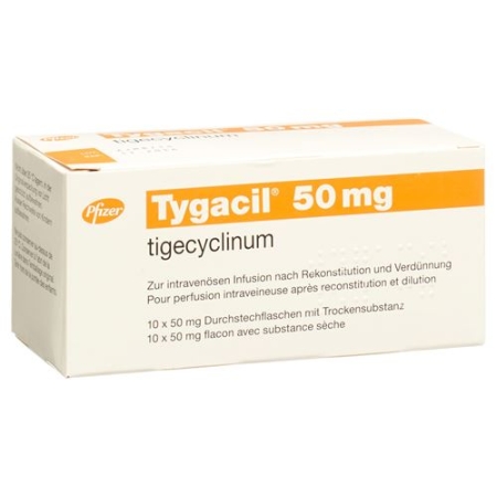 Tygacil 50 mg 10 Durchstechflaschen Tygacil 50 mg 10 Durchstechflaschen
