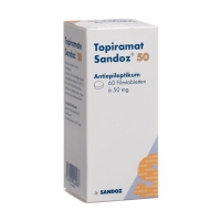 Топирамат Сандоз 50 мг 60 таблеток покрытых оболочкой Топирамат Сандоз 50 мг 60 таблеток покрытых оболочкой