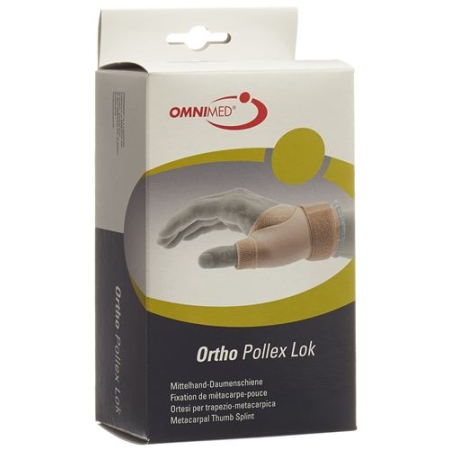 Omnimed Ortho Pollex Lok Mittelhand-Daumenschiene Rechts размер S Beige