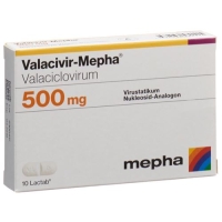 Валацивир Мефа 500 мг 42 таблетки покрытые оболочкой
