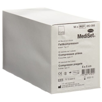 MediSet Faltkompressen Typ 17 8-fach 5x5см 90x 3 штуки MediSet Faltkompressen Typ 17 8-fach 5x5см 90x 3 штуки