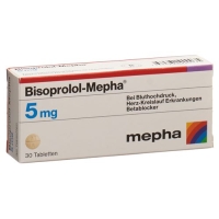 Bisoprolol Mepha 5 mg 30 tablets