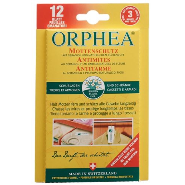 ORPHEA MOTTENSCHUTZBLAETTER ORPHEA MOTTENSCHUTZBLAETTER