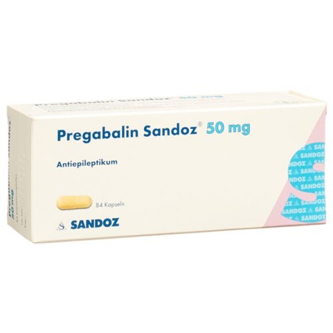 Прегабалин Сандоз 50 мг 84 капсулы