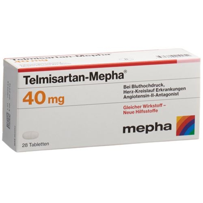 TELMISARTAN MEPHA 40MG (NEU) TELMISARTAN MEPHA 40MG (NEU)