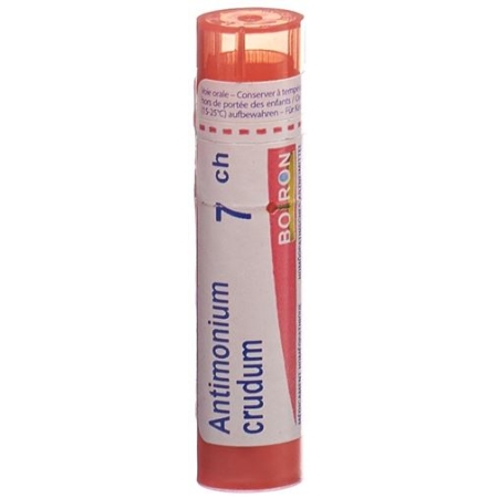 Boiron Antimonium Crudum в гранулах C 7 4г Boiron Antimonium Crudum в гранулах C 7 4г