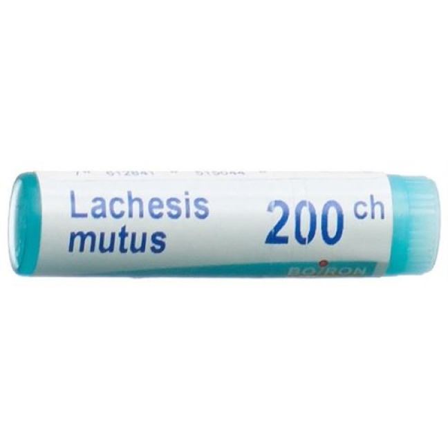 Boiron Lachesis Mutus шарики C 200 1 доза Boiron Lachesis Mutus шарики C 200 1 доза
