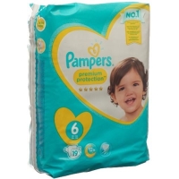 Pampers Premium Prot размер 6 15+kg Tragepack 19 штук