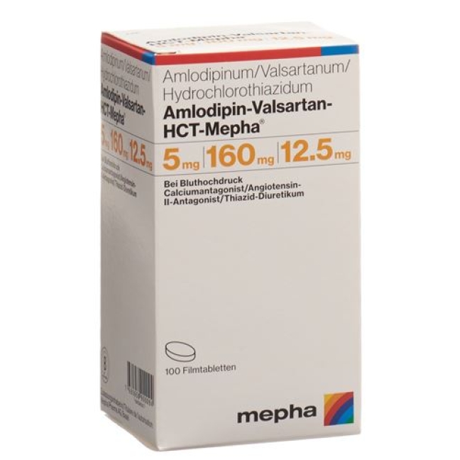 AMLODIP VAL HCT ME 5/160/12.5 AMLODIP VAL HCT ME 5/160/12.5