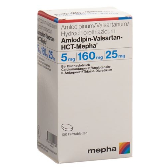 AMLODIP VAL HCT ME 5/160/25MG AMLODIP VAL HCT ME 5/160/25MG