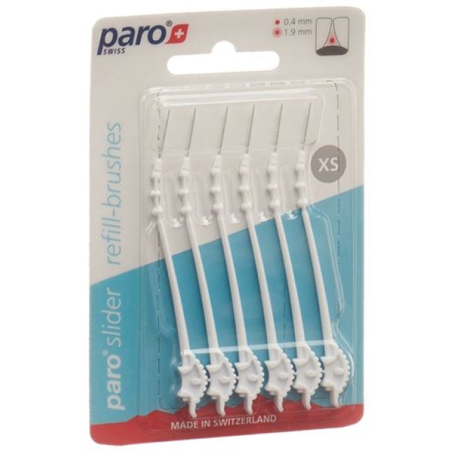 Paro Slider Refill-Brushes XS 6 штук Paro Slider Refill-Brushes XS 6 штук