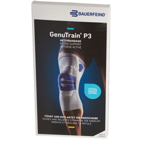 GenuTrain P3 активная повязка Knie размер 3 Rechts Titan