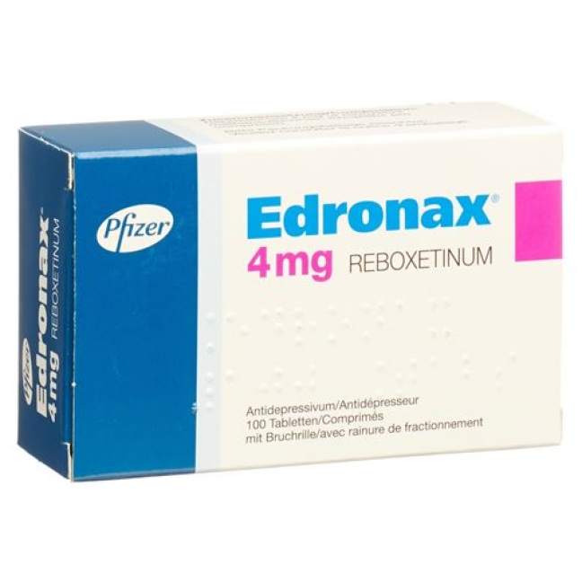 Edronax 4 mg 100 tablets Edronax 4 mg 100 tablets