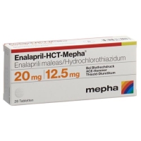 Enalapril HCT Mepha 20/12.5 mg 98 tablets Enalapril HCT Mepha 20/12.5 mg 98 tablets