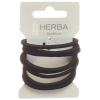 Herba Haarbinder 5см Schwarz 8 штук