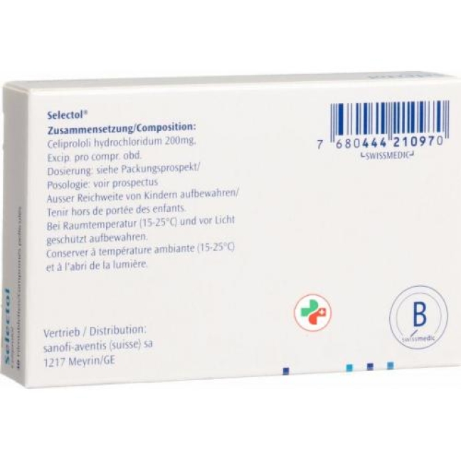 Selectol 200 mg 30 filmtablets Selectol 200 mg 30 filmtablets