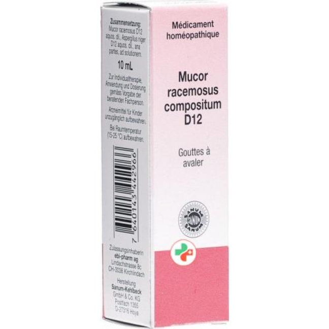 Sanum Mucor Racemosus Comp капли D 12 10мл Sanum Mucor Racemosus Comp капли D 12 10мл
