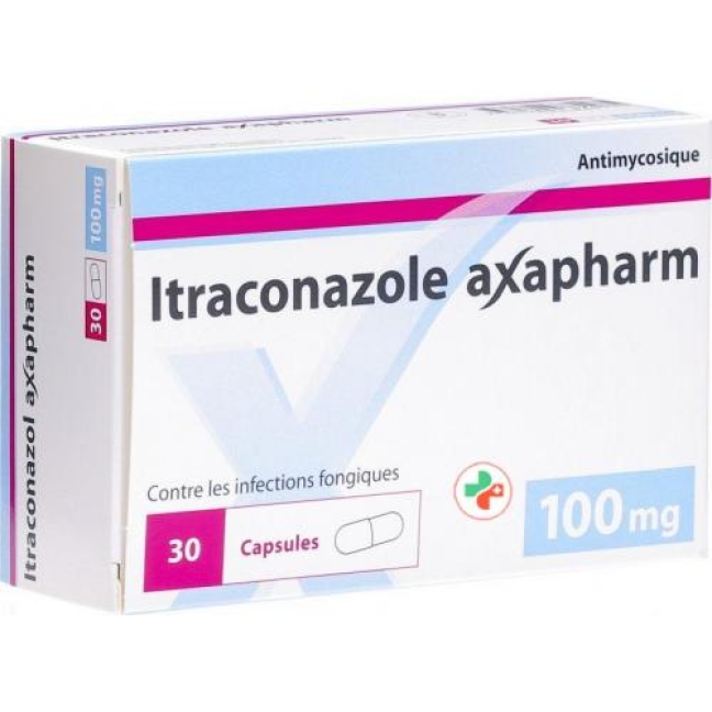 Itraconazol Axapharm 100 mg 30 Kaps Itraconazol Axapharm 100 mg 30 Kaps