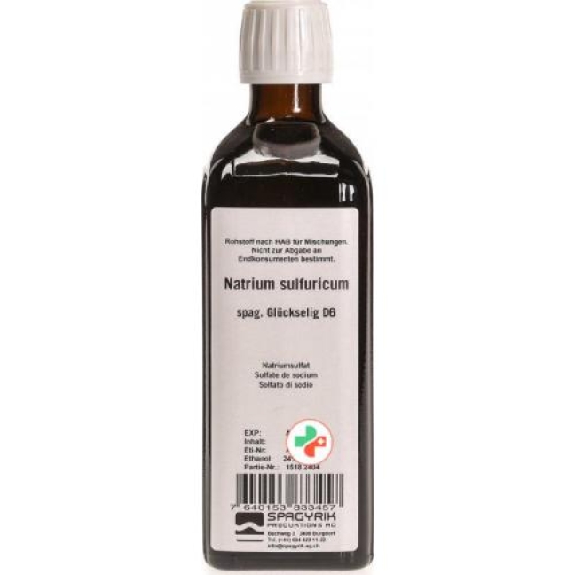Spagyrik Natrium Sulfuricum 500мл Spagyrik Natrium Sulfuricum 500мл