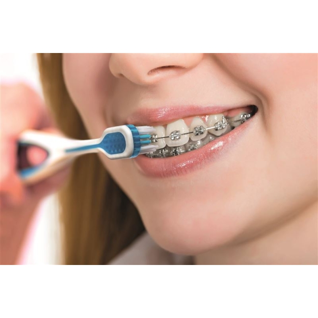 EDEL+WHITE Pro Ortho Zahnbürste