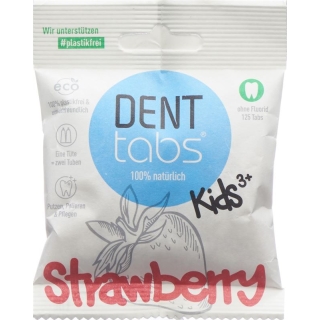 DENTTABS Zahnputztabletten Strawb o Fluor