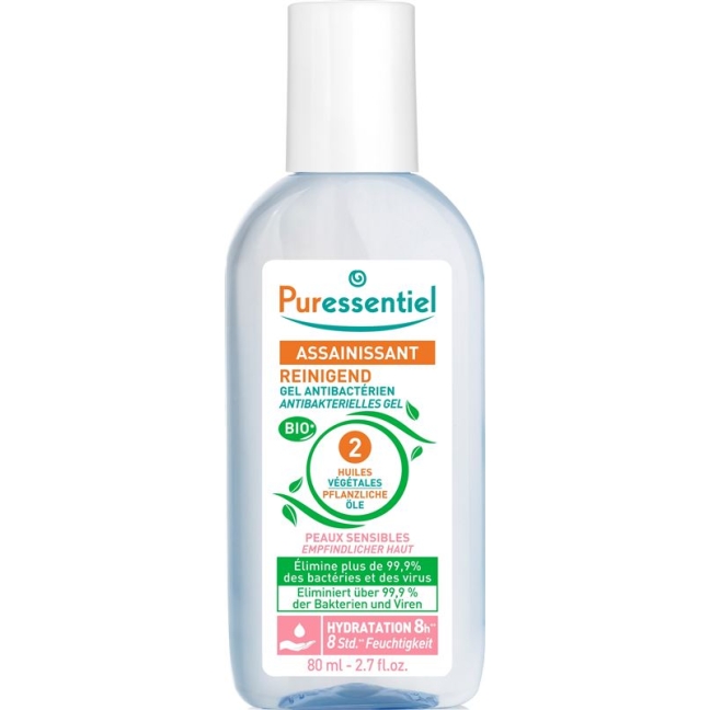 PURESSENTIEL Gel reinigend antibakt emp Haut