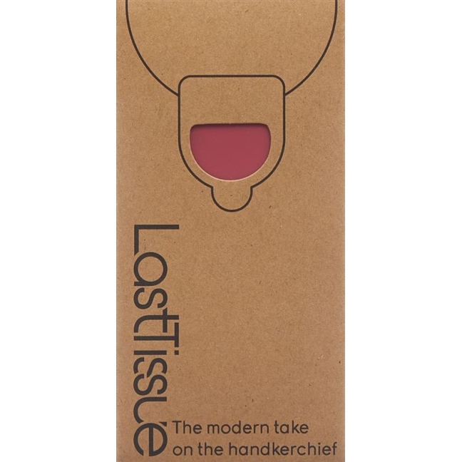 LASTTISSUE wiederverwendbares Taschentuch rot