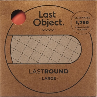 Многоразовые ватные диски LastRound, широкие персиковые