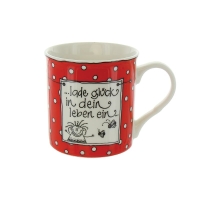 HERBORISTERIA Wohlfühl-Tasse Glück rot HERBORISTERIA Wohlfühl-Tasse Glück rot
