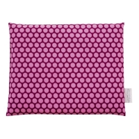 HERZZUCKER Traubenkernkissen 26x21cm Punkte pink