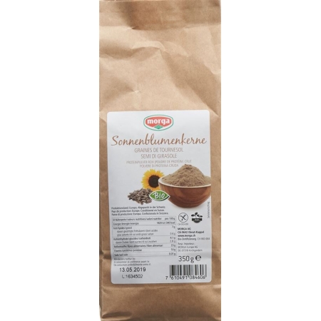 Протеиновый порошок семян подсолнечника Morga Raw Gf Organic 350 г