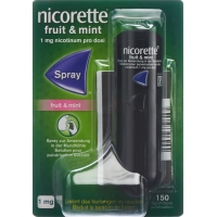 Nicorette Fruit & Mint Spray Disp 150 Dos Nicorette Fruit & Mint Spray Disp 150 Dos