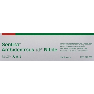 Sentina Ambidextrous S 6-7 Нитрил без пудры 200 шт.