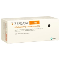 Zerbaxa Trockensub 1.5 g Durchstf 10 pcs Zerbaxa Trockensub 1.5 g Durchstf 10 pcs