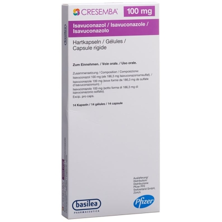 Cresemba Kapseln 100mg 14 Stück