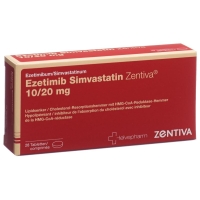 Ezetimib Simvastatin Zentiva Tabletten 10/20mg 28 Stück Ezetimib Simvastatin Zentiva Tabletten 10/20mg 28 Stück