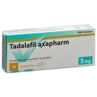 Tadalafil Axapharm Filmtabletten 5mg 28 Stück Tadalafil Axapharm Filmtabletten 5mg 28 Stück