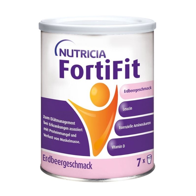Fortifit Pulver Erdbeere 12 Dose 280g