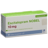 Escitalopram Nobel Filmtabletten 10mg 98 Stück