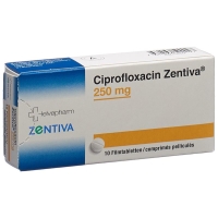 Ciprofloxacin Zentiva Filmtabletten 250mg 10 Stück