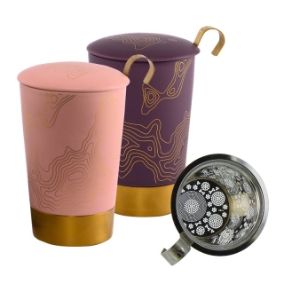 Herboristeria tea cup Precious with strainer