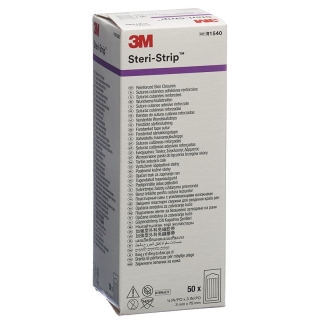 Полоски 3M Steri Strip 3х75мм Белые армированные (s) 50х 5 шт.