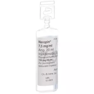 NAROPIN INJ LS 0.75% 20ML DUOF